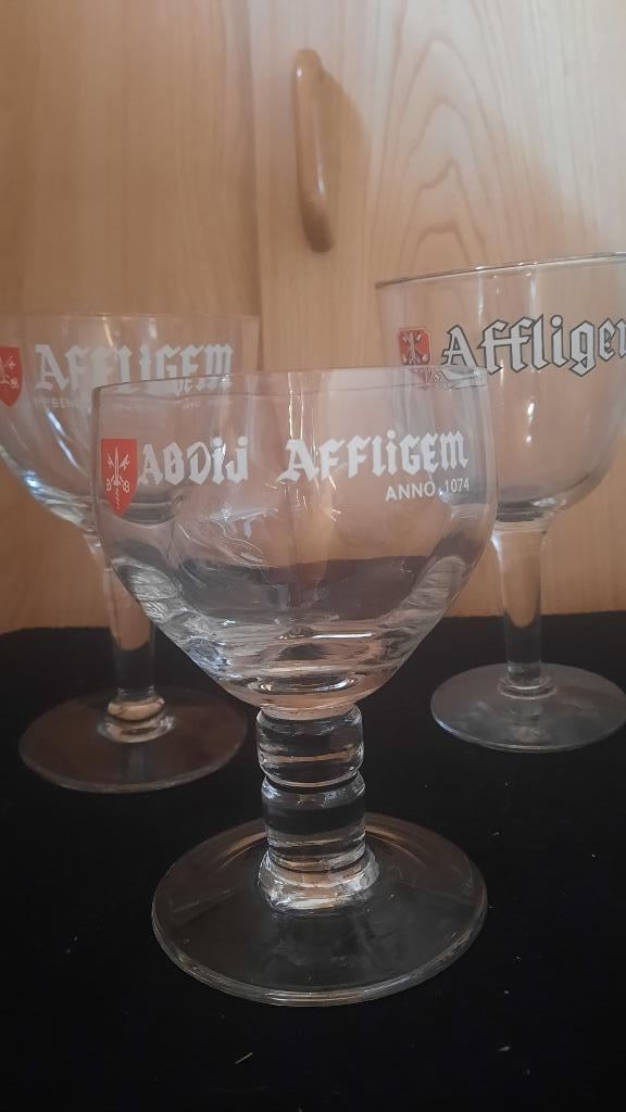 glas AFFLIGEM, Verzamelen, Glas en Drinkglazen, Bierglas, Ophalen of Verzenden