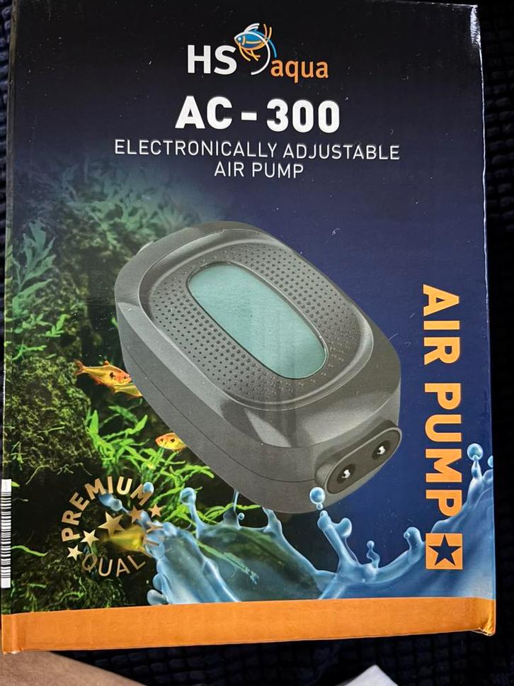 HS Aqua AC-300 Luchtpomp 2x150 l/h  NIEUW, Dieren en Toebehoren, Vissen | Aquaria en Toebehoren, Nieuw, Ophalen of Verzenden