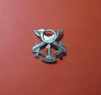 Plaque à chapeau ABL 1ers chasseurs à cheval, Collections, Objets militaires | Général, Enlèvement ou Envoi, Armée de terre, Emblème ou Badge