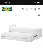 Eenpersoonsbed met uitschuifbaar bed en opbergruimte, Huis en Inrichting, Ophalen, Overige materialen, 90 cm, Eenpersoons