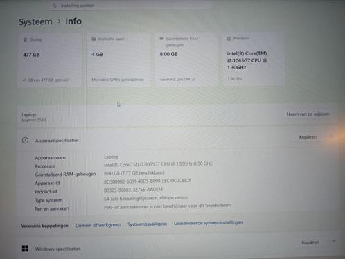 Dell Inspiron 15 5000 laptop, Computers en Software, Windows Laptops, Refurbished, 15 inch, SSD, 2 tot 3 Ghz, 8 GB, Azerty, Ophalen