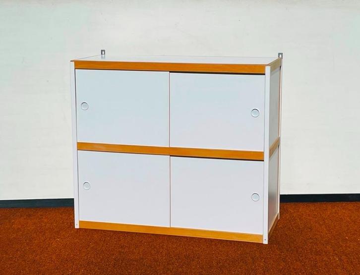 Kewlox kast  [ Vintage ] 70s, Huis en Inrichting, Kasten | Roldeurkasten en Archiefkasten, Gebruikt, Overige houtsoorten, Metaal