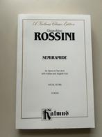 Semiramide- An opera in two acts Engels en italiaanse tekst, Muziek en Instrumenten, Bladmuziek, Ophalen of Verzenden, Zo goed als nieuw