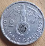 DEUTSCHLAND : 2 REICHSMARK 1937 F KM 93 XF, Postzegels en Munten, Duitsland, Ophalen of Verzenden, Losse munt
