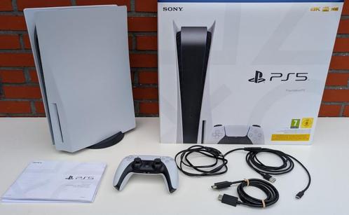 PS5 fat disc edition + 1 controller, Games en Spelcomputers, Spelcomputers | Sony PlayStation 5, Gebruikt, Playstation 5, Ophalen