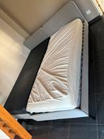 2 Slattum 90x200cm IKEA zonder matras grijs, Ophalen, Zo goed als nieuw, Grijs