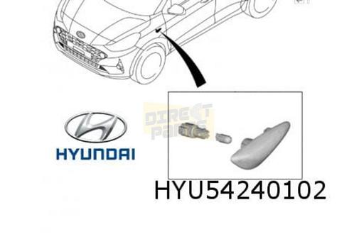 Hyundai i10 zijknipperlicht Rechts (in voorscherm) Origineel, Auto-onderdelen, Carrosserie, Spatbord, Hyundai, Nieuw, Ophalen of Verzenden