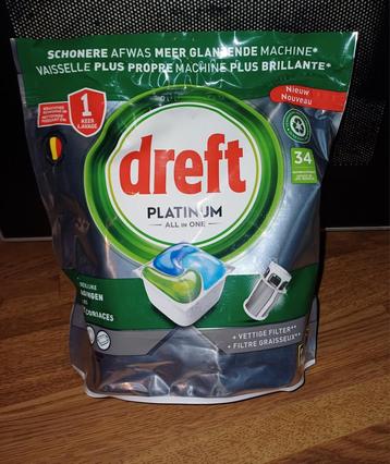 Nieuwe zak afwasmachineblokjes van Dreft Platinum  beschikbaar voor biedingen