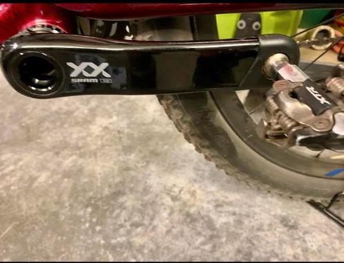 Carbon Crankstel Tranmissie type Sram XX 165mm, Fietsen en Brommers, Brommeronderdelen | Kreidler, Zo goed als nieuw, Ophalen of Verzenden