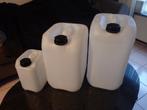 Jerrycans van 5, 20, 25 liter Schoon en Droog. Nieuwstaat!!, Minder dan 75 liter, Ophalen, Zo goed als nieuw, Kunststof