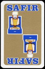 Speelkaart bier SAFIR 1988 De Gheest, Collections, Cartes à jouer, Jokers & Jeux des sept familles, Carte(s) à jouer, Envoi, Neuf