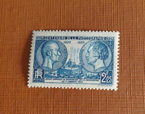 1939 France, Fotografie 100 jaar, ongebruikt, Postzegels en Munten, Postzegels | Europa | Frankrijk, Postfris, Ophalen of Verzenden