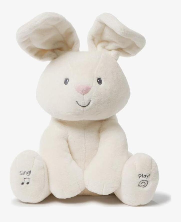 Baby Gund geanimeerd konijnenknuffel kiekeboe 30 cm, Kinderen en Baby's, Speelgoed | Knuffels en Pluche, Ophalen