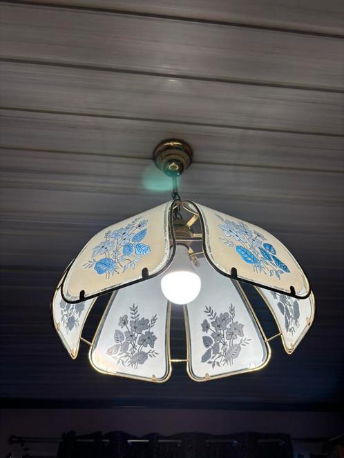 Hanglampen, Huis en Inrichting, Lampen | Hanglampen, Zo goed als nieuw, Glas, Metaal, Ophalen