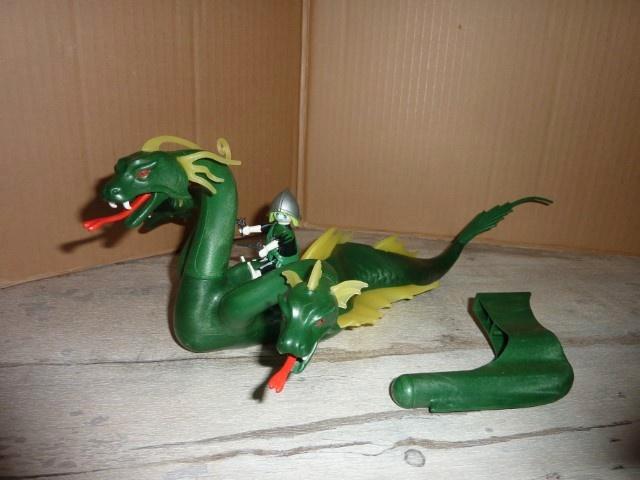 Groot driekoppig zeemonster monster draak met ridder 4805, Enfants & Bébés, Jouets | Playmobil, Comme neuf, Ensemble complet, Enlèvement ou Envoi