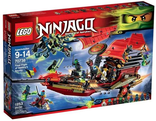 LEGO NINJAGO Final Flight of Destiny's Bounty 70738 met doos, Enfants & Bébés, Jouets | Duplo & Lego, Comme neuf, Lego, Ensemble complet