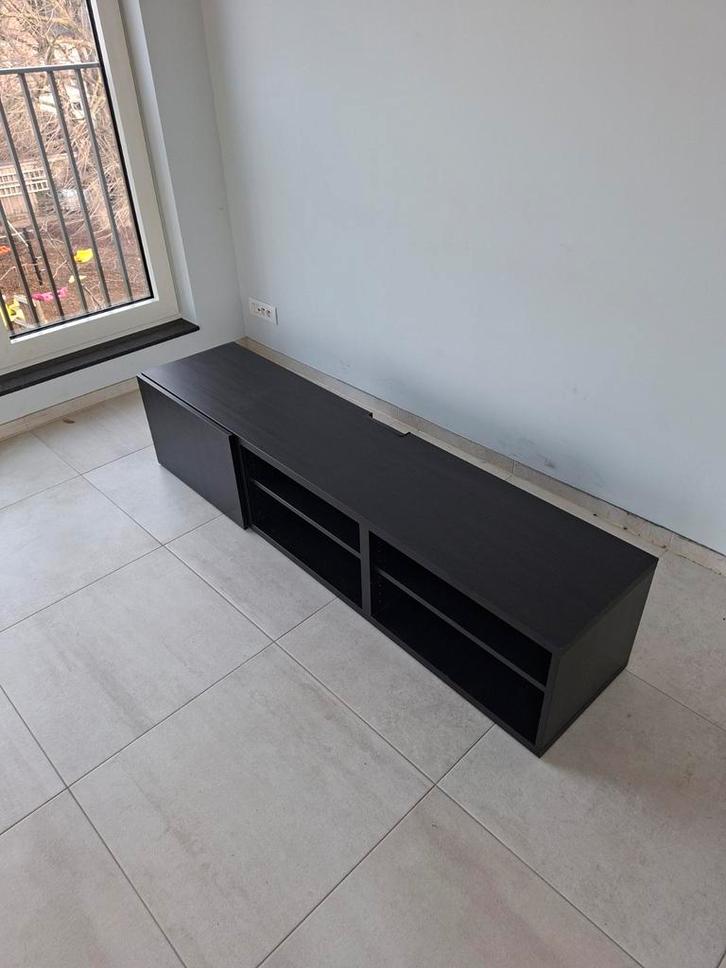 Zwart TV meubel, Huis en Inrichting, Kasten |Televisiemeubels, Ophalen