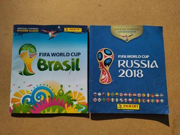 Lot 2 albums Panini Fifa World Cup - à compléter