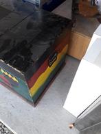 Vintage houten opbergbox, Ophalen, Gebruikt, 50 tot 100 cm, 50 tot 75 cm