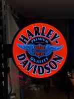 Harley Davidson lichtbak. Aan 2 kanten reclame, Verzamelen, Merken en Reclamevoorwerpen, Ophalen of Verzenden