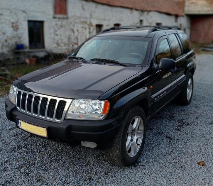 JEEP Grand Cherokee Laredo WJ, Auto's, Jeep, Particulier, Cherokee, LPG, SUV of Terreinwagen, 5 deurs, Automaat, Zwart, Grijs