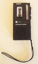 Zeldzame Sanyo M 5440 Microcassette Recorder / Dictafoon, Audio, Tv en Foto, Ophalen of Verzenden