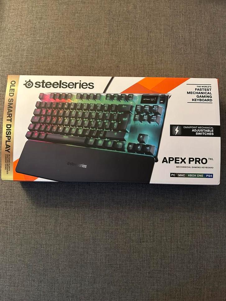 Apex Pro TKL – switchs magnétiques – excellent état, Informatique & Logiciels, Claviers, Comme neuf, Enlèvement