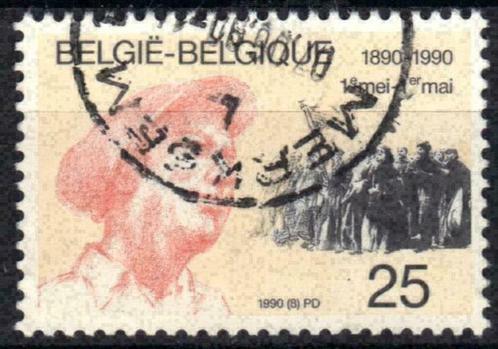 Belgie 1990 - Yvert/OBP 2366 - Dag van de Arbeid (ST), Postzegels en Munten, Postzegels | Europa | België, Gestempeld, Gestempeld