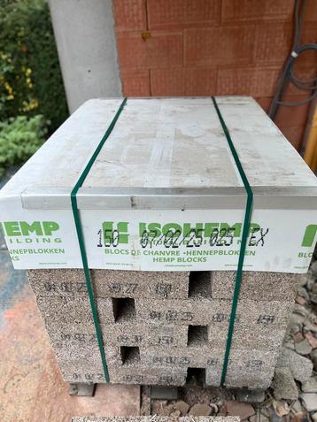 Isohemp Hennep Kalk blokken beschikbaar voor biedingen