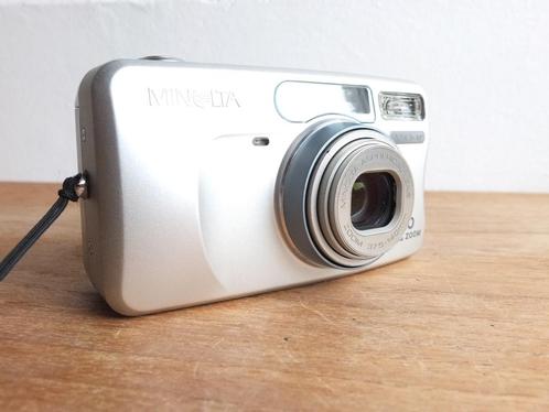 Minolta Riva zoom 140, Audio, Tv en Foto, Fotocamera's Analoog, Gebruikt, Compact, Minolta, Ophalen