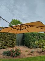 Zweefparasol taupe, 320x230 cm, Tuin en Terras, Zonneschermen, Ophalen, Gebruikt