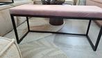 Eettafel-bankje x2, Ophalen, 100 tot 125 cm, Zo goed als nieuw, Metaal