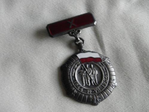 Poolse medaille - 10 jarig jubileum 1944 - 1954, Verzamelen, Militaria | Algemeen, Landmacht, Lintje, Medaille of Wings, Ophalen of Verzenden