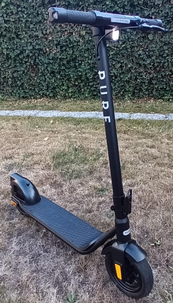 Trottinette PURE ELECTRIC Pure Air3 noir mat à 47 km !, Vélos & Vélomoteurs, Trottinettes, Comme neuf, Step électrique (E-scooter)