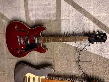 Elektrische gitaar - J&D SH-1 Red beschikbaar voor biedingen