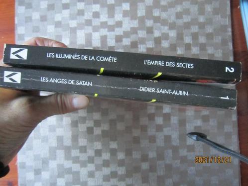 Lot de 2 livres "L'Empire des sectes" de Didier Saint-Aubin, Livres, Thrillers, Utilisé, Envoi