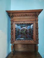 Antieke eikenhouten kast Neo-Renaissance, Antiek en Kunst, Ophalen