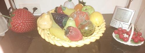 fruits et legumes en verre et porcelaine,vintage!, Antiek en Kunst, Kunst | Overige Kunst, Ophalen