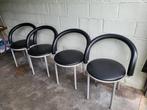 4 stoelen Bieffeplast Padova Italy, Huis en Inrichting, Ophalen, Gebruikt