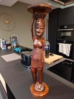 Groot Afrikaans houten beeldje. 66cm. Zeer goede conditie, Ophalen