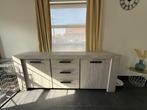 Volledige eetkamerset (tafel, dressoir en vitrinekast), Ophalen, Gebruikt, Minder dan 4 stoelen