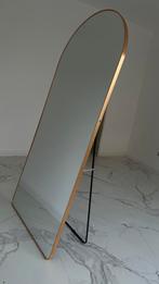 Grote spiegel 180 x 80 cm, gouden lijst – NIEUW!, Huis en Inrichting, Ophalen of Verzenden, Nieuw