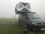 Volkswagen Transporter T6 2016 + galerie + tente de toit, Voorwielaandrijving, Stof, Euro 6, Grijs