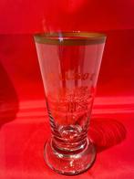 bierglas Pilsor Lamot met gouden rand, Verzamelen, Ophalen of Verzenden, Gebruikt, Glas of Glazen, Overige merken