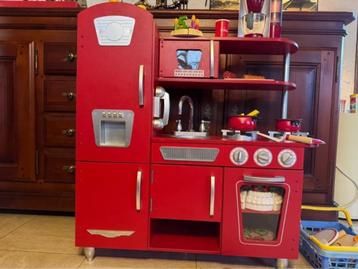 Retro speelgoedkeukentje KidKraft beschikbaar voor biedingen