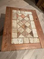 Eiken salontafel met zelfde bijzettafel, Huis en Inrichting, Ophalen, Zo goed als nieuw