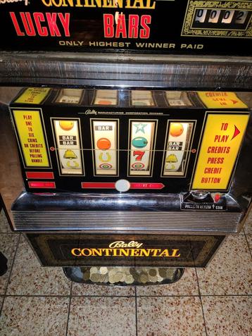 Jackpot gokkast slot machines jeux de café bistrot bally beschikbaar voor biedingen