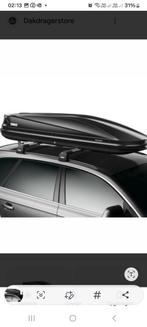 Coffre de toit Thule Alpine Touring 700 noir brillant, Autos : Divers, Coffres de toit, Utilisé, Enlèvement ou Envoi