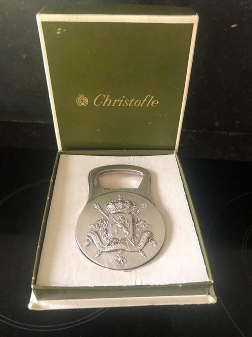 CHRISTOFLE opener UNION FAIT LA FORCE verzilverd, Antiek en Kunst, Antiek | Zilver en Goud, Zilver, Ophalen of Verzenden