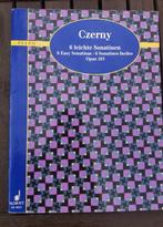 CZERNY 6 Sonatines Faciles Op. 163 - partition pour piano, Muziek en Instrumenten, Les of Cursus, Piano, Gebruikt, Ophalen of Verzenden